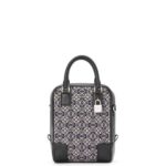 Loewe Men Amazona 15 in Anagram jacquard and calfskin 206XF144 Navy/Black