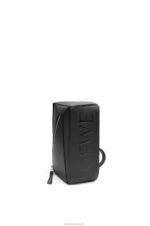 Loewe Men Small Puzzle bumbag in diamond calfskin 206XF566 Black - Image 2