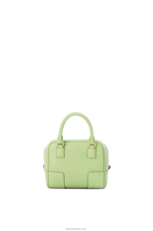 Loewe Women Amazona 16 Square bag in nappa calfskin 206XF137 Light Pale Green - Image 5