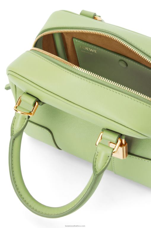 Loewe Women Amazona 16 Square bag in nappa calfskin 206XF137 Light Pale Green - Image 6