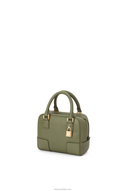 Loewe Women Amazona 16 Square bag in nappa calfskin 206XF165 Avocado Green - Image 3