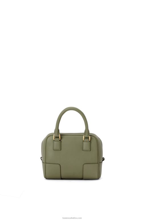 Loewe Women Amazona 16 Square bag in nappa calfskin 206XF165 Avocado Green - Image 5