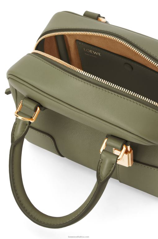 Loewe Women Amazona 16 Square bag in nappa calfskin 206XF165 Avocado Green - Image 6