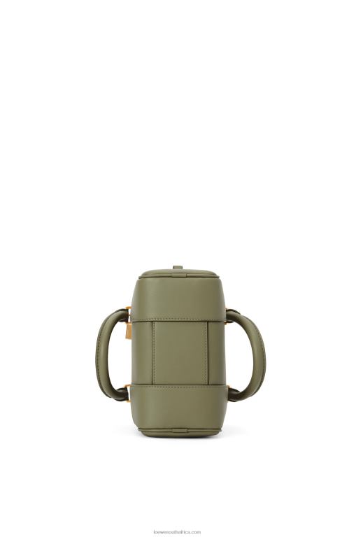 Loewe Women Amazona 16 Square bag in nappa calfskin 206XF165 Avocado Green - Image 8