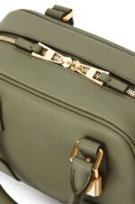 Loewe Women Amazona 16 Square bag in nappa calfskin 206XF165 Avocado Green - Image 9