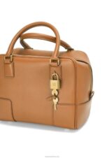 Loewe Women Amazona 19 square bag in nappa calfskin 206XF167 Warm Desert - Image 11