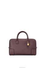 Loewe Women Amazona 28 bag in nappa calfskin 206XF173 Prune
