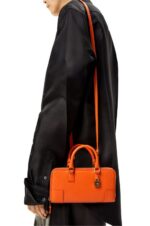 Loewe Women Amazona Pouch in nappa calfskin 206XF283 Orange - Image 2