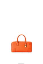Loewe Women Amazona Pouch in nappa calfskin 206XF283 Orange