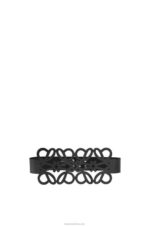 Loewe Women Anagram cut out belt in calfskin 206XF1157 Black - Image 5