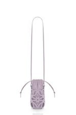 Loewe Women Anagram cut-out pocket in classic calfskin and nappa 206XF550 Pale Aubergine Glaze - Image 4