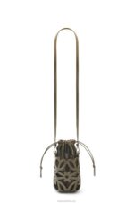 Loewe Women Anagram cut-out pocket in classic calfskin and nappa 206XF551 Tea Dust Glaze - Image 3