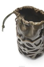 Loewe Women Anagram cut-out pocket in classic calfskin and nappa 206XF551 Tea Dust Glaze - Image 4