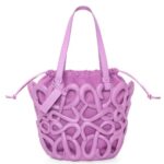 Loewe Women Anagram inflated basket in light foam rubber 206XF114 Rockrose