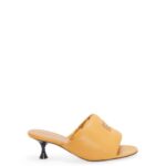 Loewe Women Anagram padded mule in lambskin 206XF753 Desert