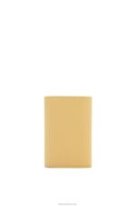 Loewe Women Anagram small vertical wallet in pebble grain calfskin 206XF1264 Dark Butter - Image 4