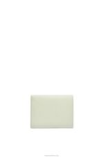 Loewe Women Anagram trifold wallet in pebble grain calfskin 206XF1232 Light Celadon - Image 5