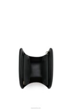 Loewe Women Architects D bag in natural calfskin 206XF171 Black - Image 5