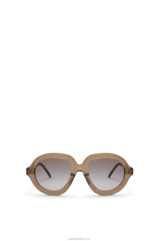 loewe_women_aviator_sunglasses_in_acetate_206xf1486_khaki_green.jpg Loewe Women Aviator sunglasses in acetate 206XF1486 Khaki Green - Image 1