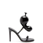 Loewe Women Balloon sandal in lambskin 206XF707 Black