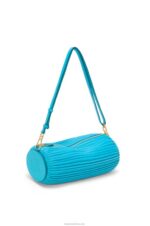 Loewe Women Bracelet pouch in nappa calfskin 206XF591 Cyan