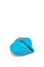 Loewe Women Bracelet pouch in nappa calfskin 206XF591 Cyan - Image 4