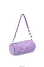 Loewe Women Bracelet Pouch in pleated nappa 206XF376 Light Mauve