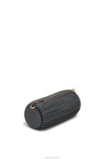 Loewe Women Bracelet Pouch in pleated nappa 206XF632 Black - Image 5