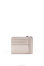 Loewe Women Brand coin cardholder in classic calfskin 206XF1420 Light Oat/Tan - Image 2