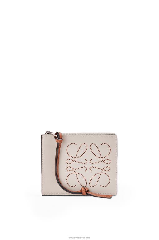 loewe_women_brand_coin_cardholder_in_classic_calfskin_206xf1420_light_oat_tan.jpg Loewe Women Brand coin cardholder in classic calfskin 206XF1420 Light Oat/Tan - Image 1