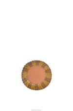 Loewe Women Bucket Mesh bag in calfskin 206XF183 Tan/Yellow - Image 5