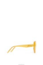Loewe Women Butterfly sunglasses in acetate 206XF1505 Canary Yellow - Image 3