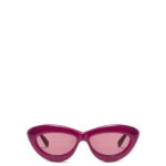 Loewe Women Cateye sunglasses in acetate 206XF1506 Cherry