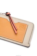 Loewe Women Coin cardholder in soft grained calfskin 206XF1337 Light Oat/Honey - Image 4