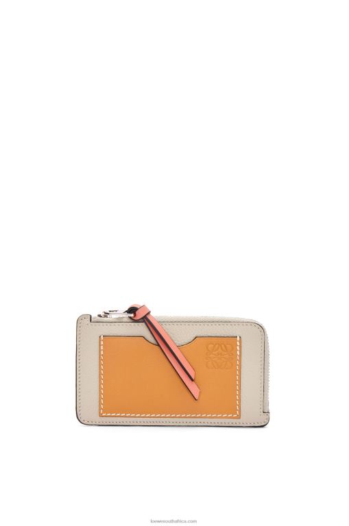 loewe_women_coin_cardholder_in_soft_grained_calfskin_206xf1337_light_oat_honey.jpg Loewe Women Coin cardholder in soft grained calfskin 206XF1337 Light Oat/Honey - Image 1