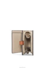 Loewe Women Compact zip wallet in soft grained calfskin 206XF1226 Rosemary/Tan - Image 3