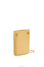Loewe Women Dice pocket in classic calfskin 206XF574 Dark Butter - Image 2