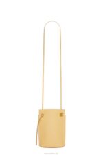 Loewe Women Dice pocket in classic calfskin 206XF574 Dark Butter - Image 5