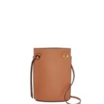 Loewe Women Dice pocket in classic calfskin 206XF620 Tan