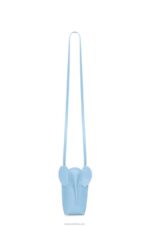 Loewe Women Elephant Pocket in classic calfskin 206XF580 Dusty Blue - Image 3