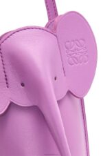 Loewe Women Elephant Pocket in classic calfskin 206XF581 Rockrose - Image 5