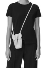 Loewe Women Elephant Pocket in classic calfskin 206XF605 Yellow - Image 2