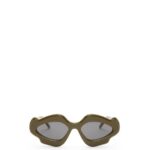 Loewe Women Flame sunglasses in acetate 206XF1468 Shiny Khaki