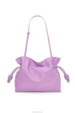 Loewe Women Flamenco clutch in nappa calfskin 206XF357 Guimauve - Image 4