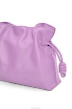 Loewe Women Flamenco clutch in nappa calfskin 206XF357 Guimauve - Image 6