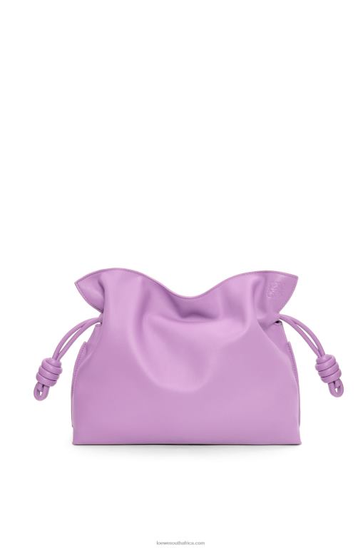 loewe_women_flamenco_clutch_in_nappa_calfskin_206xf357_guimauve.jpg Loewe Women Flamenco clutch in nappa calfskin 206XF357 Guimauve - Image 1