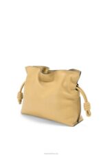 Loewe Women Flamenco clutch in nappa calfskin 206XF363 Dark Butter - Image 2