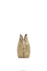 Loewe Women Flamenco clutch in nappa calfskin 206XF424 Clay Green - Image 3