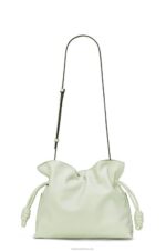 Loewe Women Flamenco clutch in nappa calfskin 206XF426 Light Celadon - Image 5
