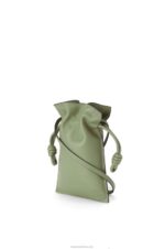 Loewe Women Flamenco Pocket in nappa calfskin 206XF293 Rosemary - Image 3